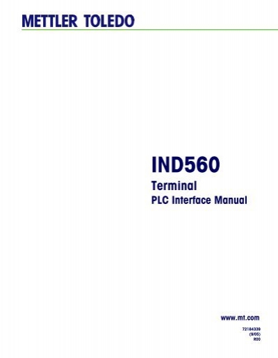 Ind 560 Manual